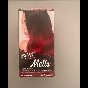 Splat Melts Hair Dye, Dark Chocolate
and Strawberry, 1 Application